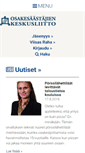Mobile Screenshot of osakeliitto.fi